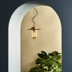 Portree pendant solid brass