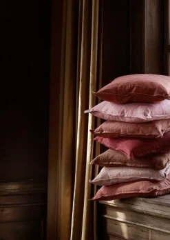 Putetrekk -Linen Old Rose