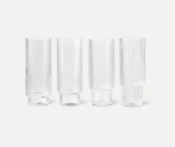 Ripple -Long Drink glass 4pk