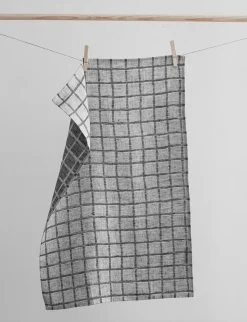 Rutig Jacquard- Kjøkkenhåndkle