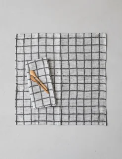 Rutig Jacquard- Servietter 2pk