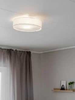Sam Plafond -Hvit Lin