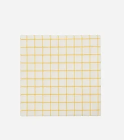 Servietter 40pk gule ruter