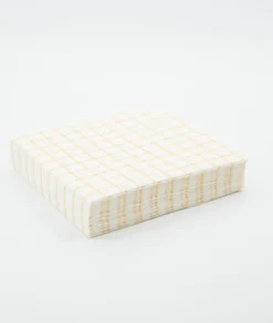 Servietter 40pk gule ruter