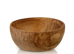 Skål i oliventre -12 cm