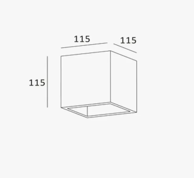 Sorrenca Vegglampe -Lys betong