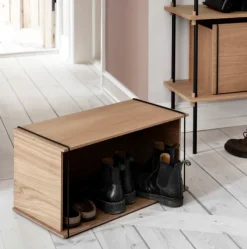 Storage box – eik/sort