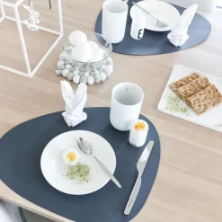 Table mat curve L Dark Blue