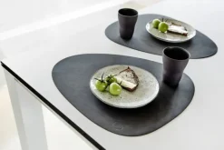 Table mat curve L Nupo Antracite
