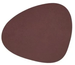 Table mat curve L Plum