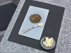 Table mat square L Anthracite