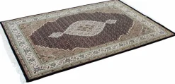 Tabriz Indi Black Cream gulvteppe