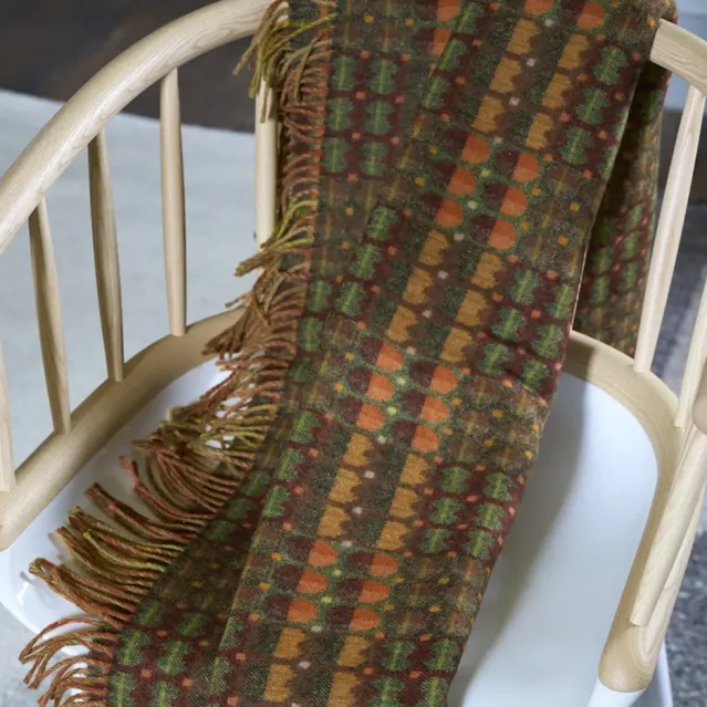 Talbot Sienna Merino – pledd