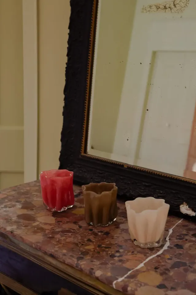 Tess telysholder -Bringebær