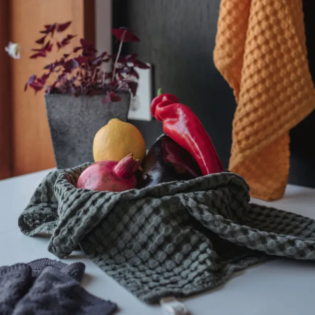 Vaffeltencel Kjøkkenhåndkle