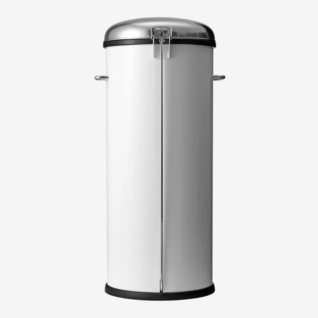 Vipp 17 Bøtte – pedalbøtte 30L, hvit