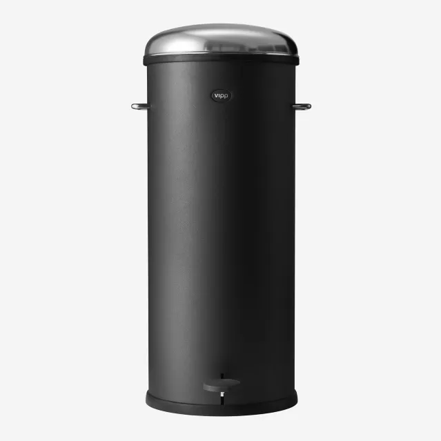 Vipp 17 Bøtte – pedalbøtte 30L, sort