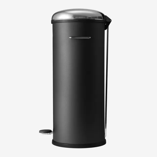 Vipp 17 Bøtte – pedalbøtte 30L, sort
