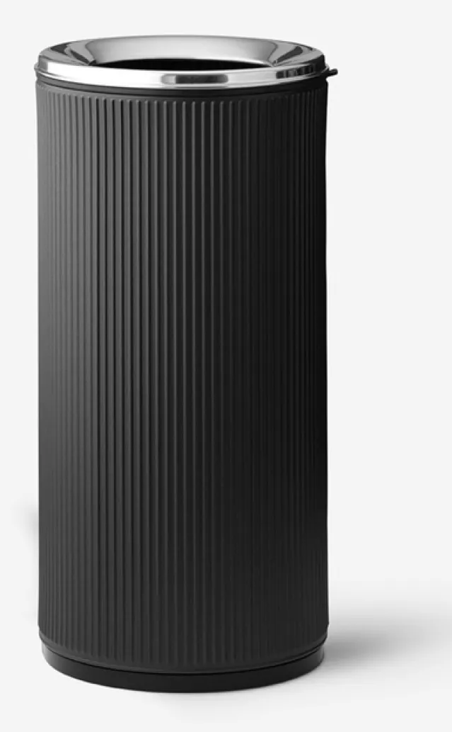 Vipp 18 Åpen bøtte – sort 22L