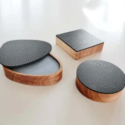 Wood box circle – Oak Nature