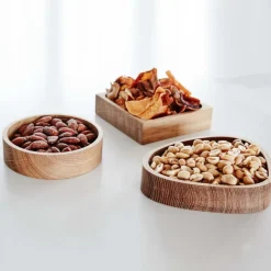 Wood Box Circle – Smoked Oak